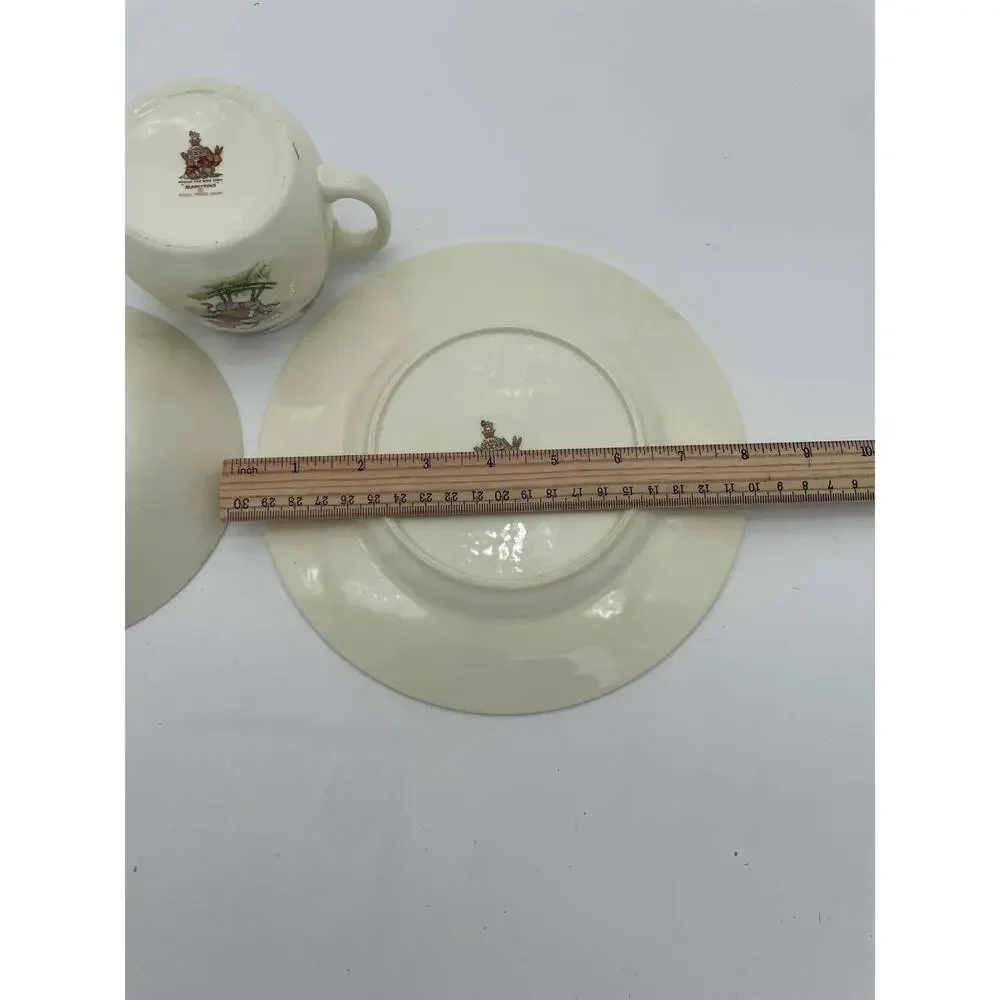 Ronald Daulton Bunnykins Plate Bowl Mug Peter Rabbit‎ Children's Vintage  Set